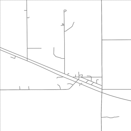 ROAD MAP OF ROOSEVELT, MINNESOTA BY MAPBAKES