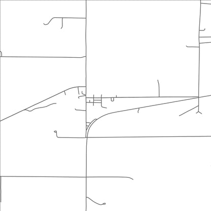 ROAD MAP OF ROSCOE, MINNESOTA BY MAPBAKES