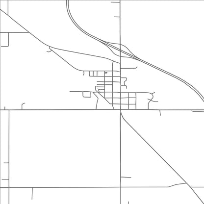 ROAD MAP OF ROTHSAY, MINNESOTA BY MAPBAKES