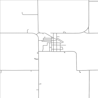 ROAD MAP OF ROUND LAKE, MINNESOTA BY MAPBAKES