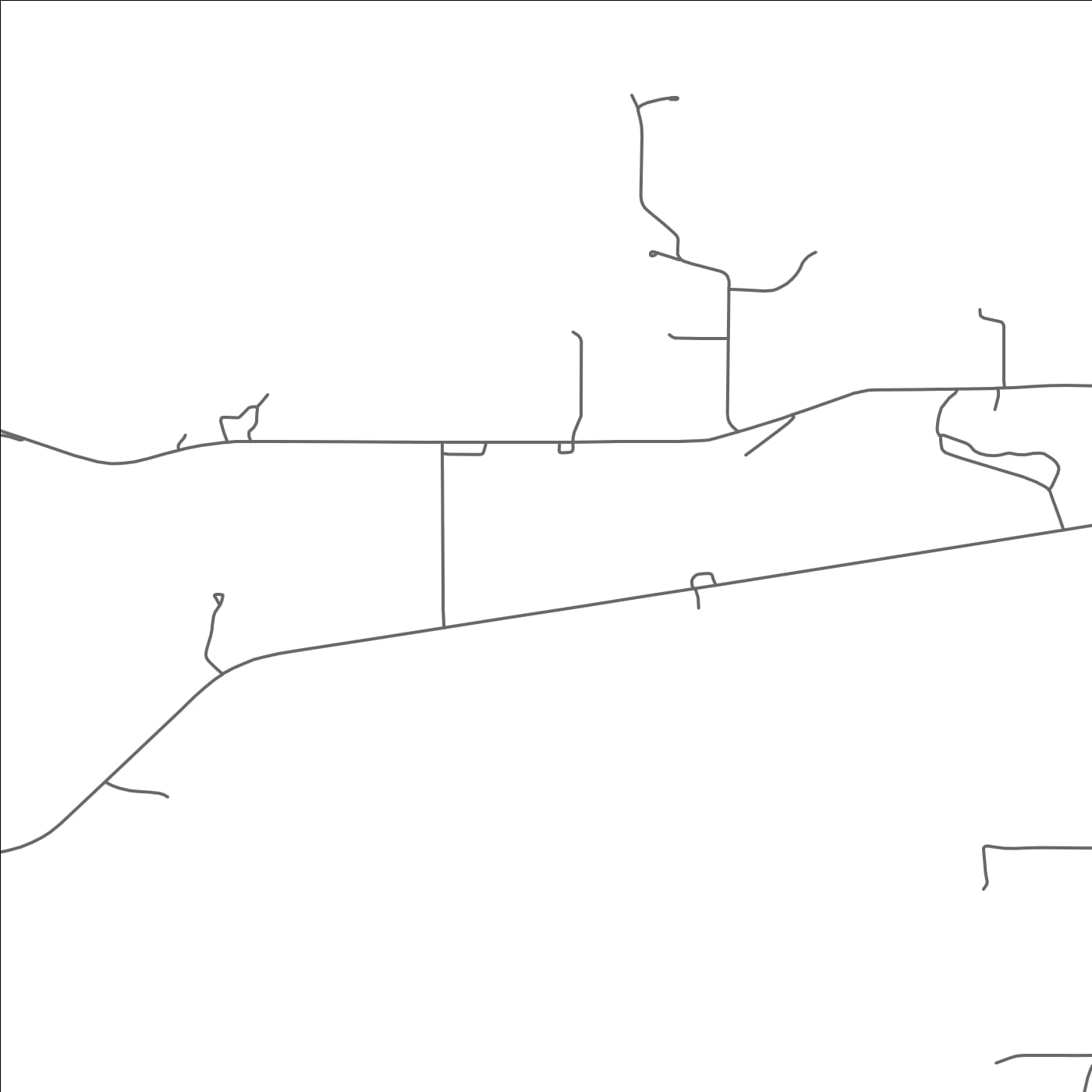 ROAD MAP OF RUSHFORD, MINNESOTA BY MAPBAKES