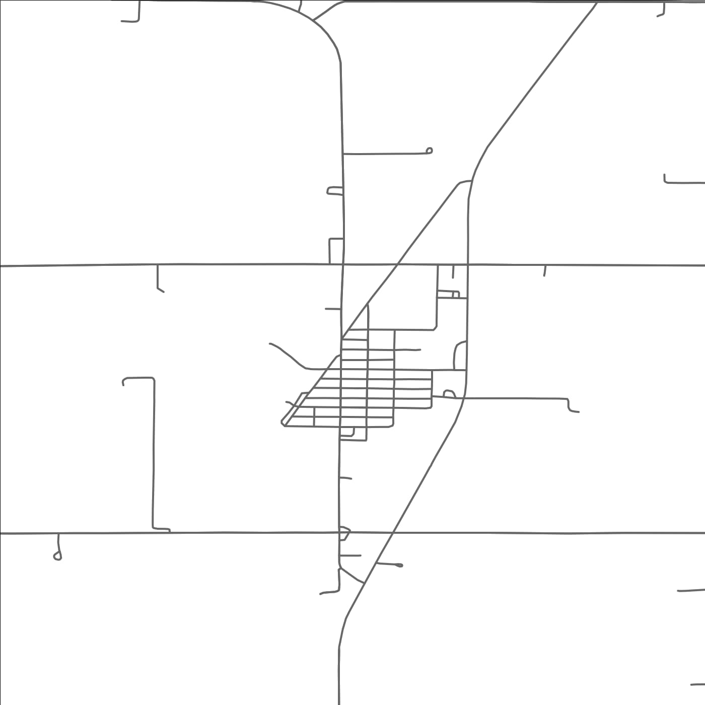 ROAD MAP OF RUTHTON, MINNESOTA BY MAPBAKES