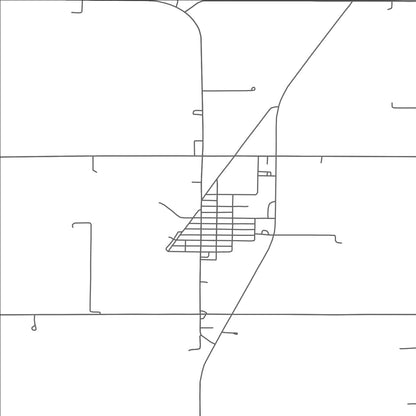 ROAD MAP OF RUTHTON, MINNESOTA BY MAPBAKES