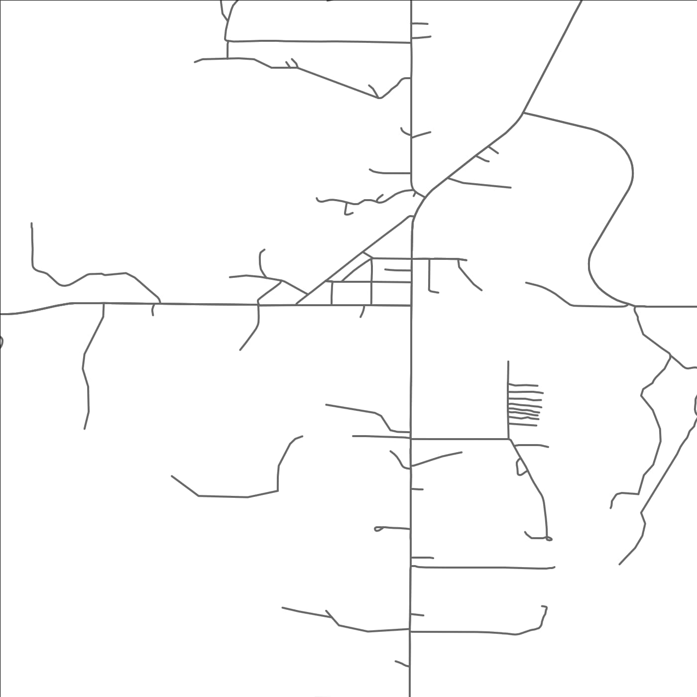 ROAD MAP OF RUTLEDGE, MINNESOTA BY MAPBAKES