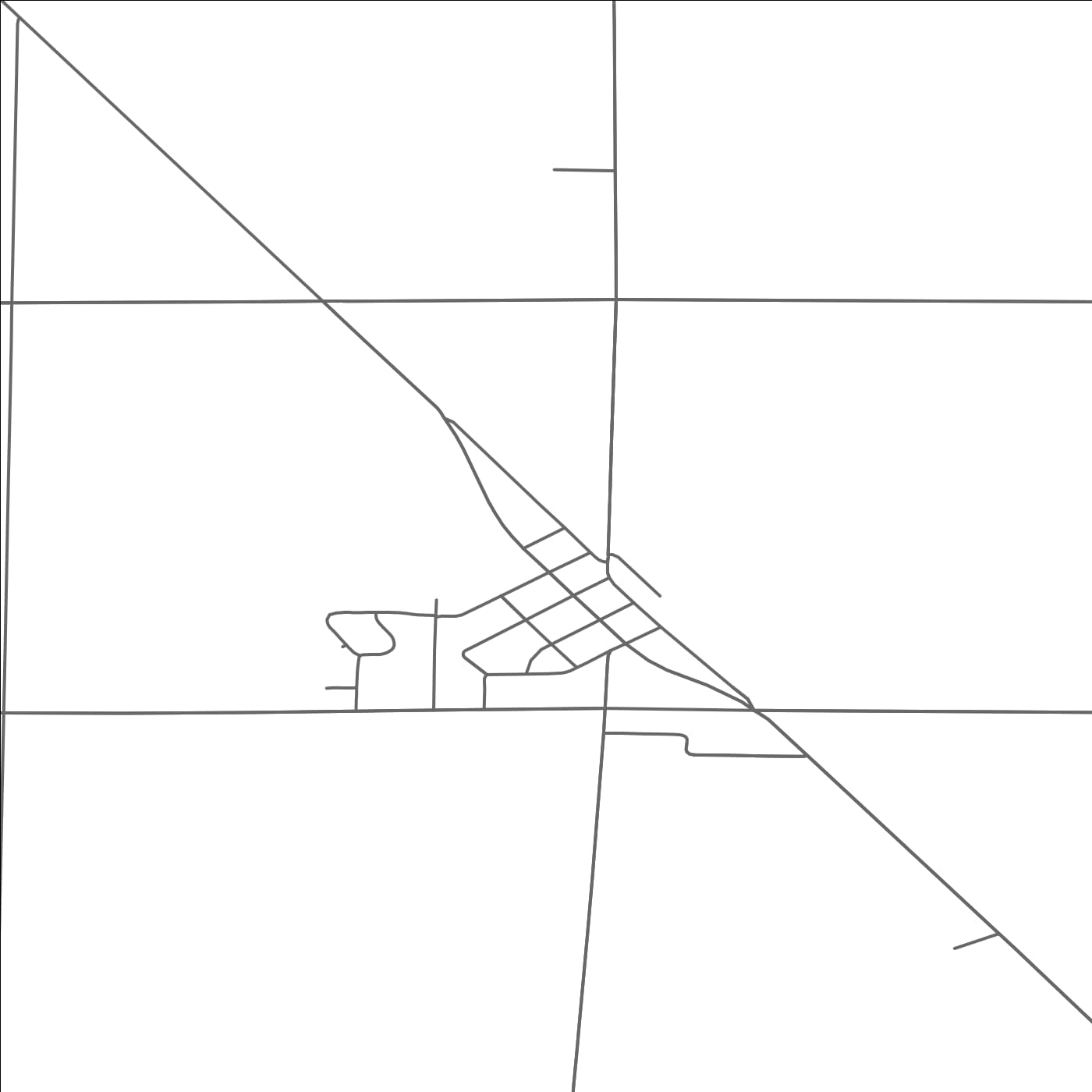 ROAD MAP OF SABIN, MINNESOTA BY MAPBAKES