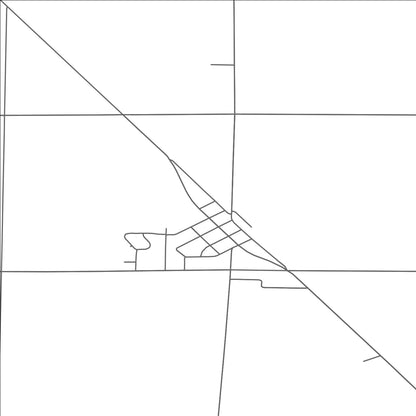 ROAD MAP OF SABIN, MINNESOTA BY MAPBAKES