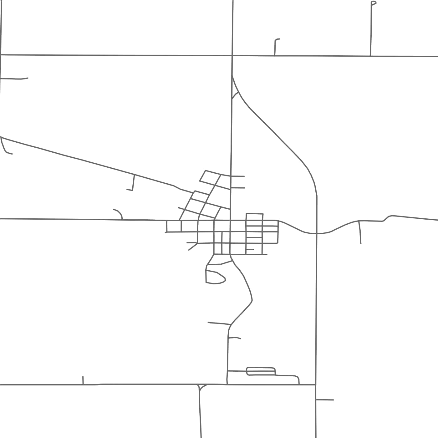 ROAD MAP OF SANBORN, MINNESOTA BY MAPBAKES