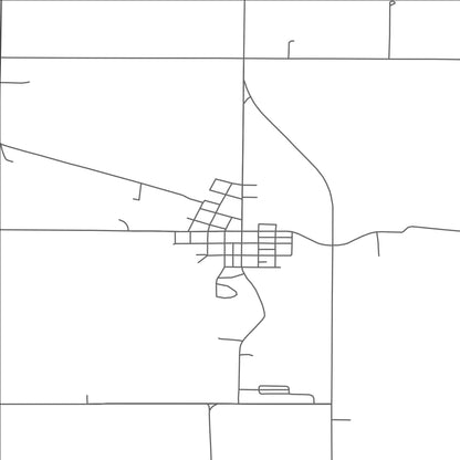 ROAD MAP OF SANBORN, MINNESOTA BY MAPBAKES