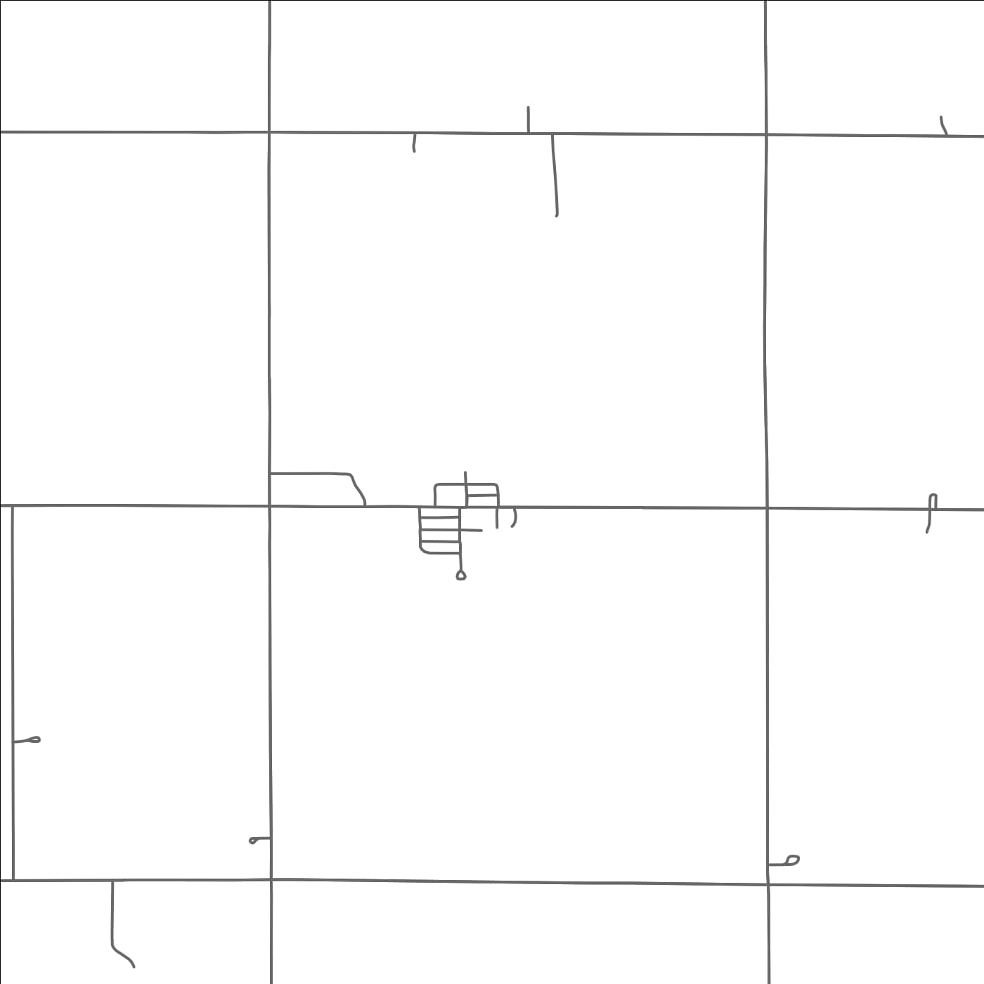 ROAD MAP OF SARGEANT, MINNESOTA BY MAPBAKES