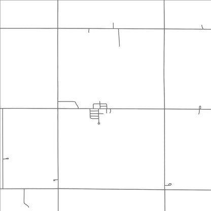 ROAD MAP OF SARGEANT, MINNESOTA BY MAPBAKES