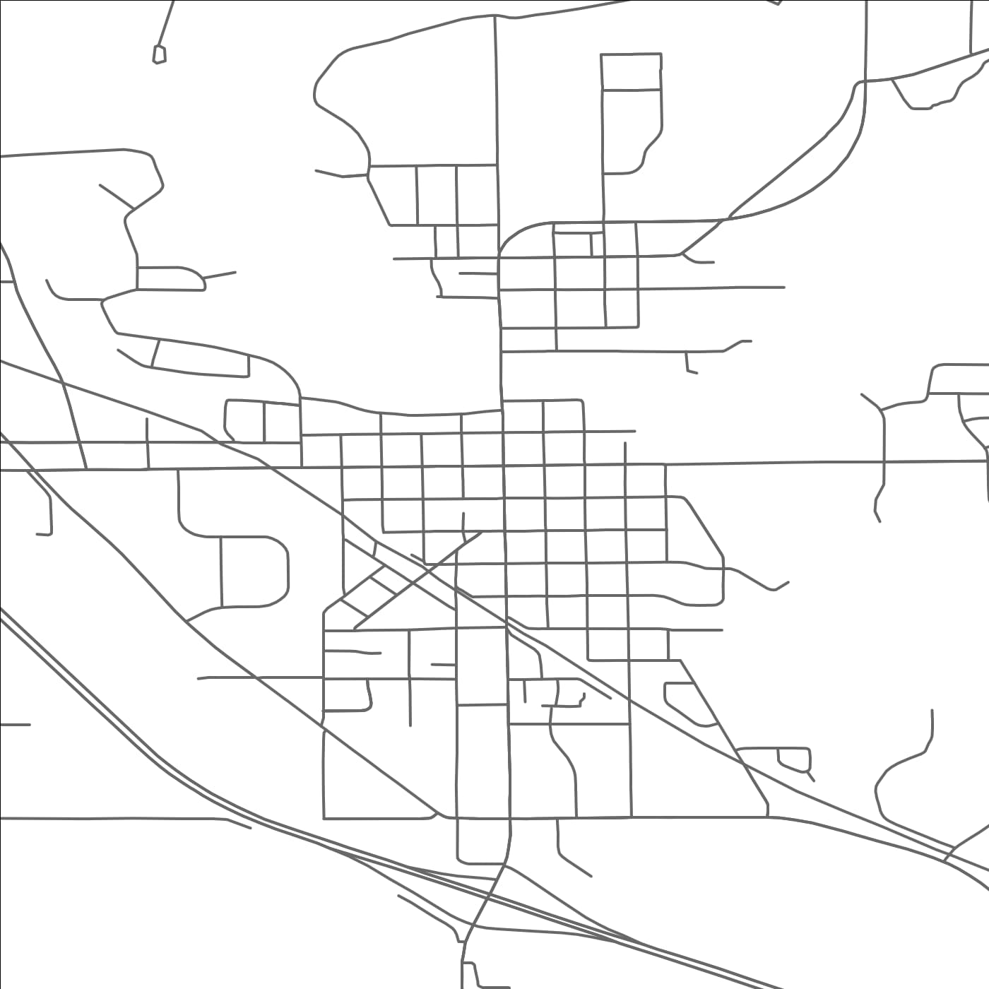 ROAD MAP OF SAUK CENTRE, MINNESOTA BY MAPBAKES