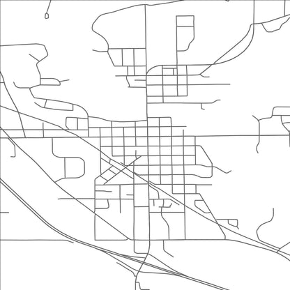 ROAD MAP OF SAUK CENTRE, MINNESOTA BY MAPBAKES