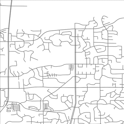 ROAD MAP OF SAVAGE, MINNESOTA BY MAPBAKES