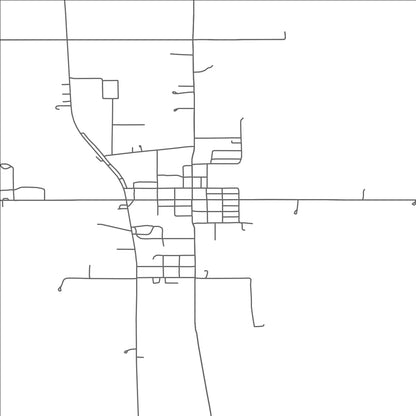 ROAD MAP OF SEBEKA, MINNESOTA BY MAPBAKES