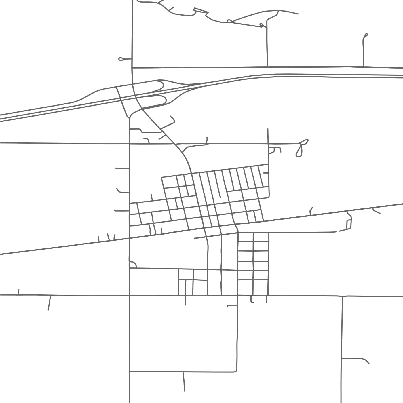 ROAD MAP OF SHERBURN, MINNESOTA BY MAPBAKES