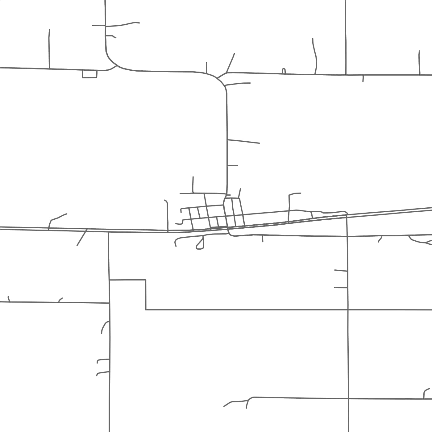 ROAD MAP OF SHEVLIN, MINNESOTA BY MAPBAKES