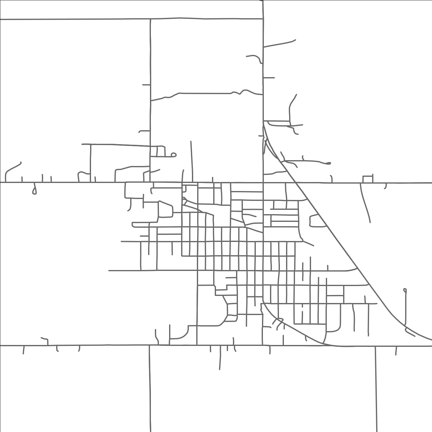 ROAD MAP OF SLAYTON, MINNESOTA BY MAPBAKES