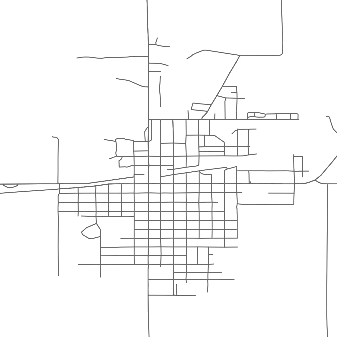 ROAD MAP OF SLEEPY EYE, MINNESOTA BY MAPBAKES