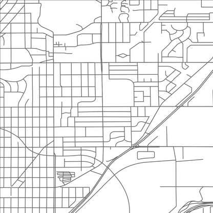 ROAD MAP OF ST. ANTHONY, MINNESOTA BY MAPBAKES