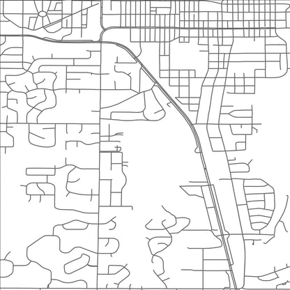 ROAD MAP OF ST. CLOUD, MINNESOTA BY MAPBAKES