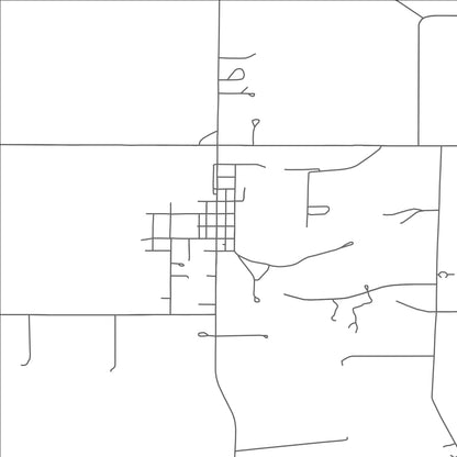 ROAD MAP OF ST. HILAIRE, MINNESOTA BY MAPBAKES