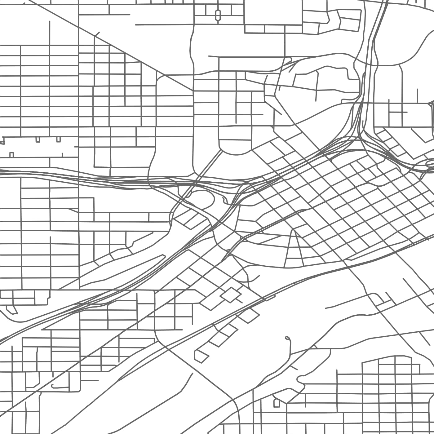 ROAD MAP OF ST. PAUL PARK, MINNESOTA BY MAPBAKES