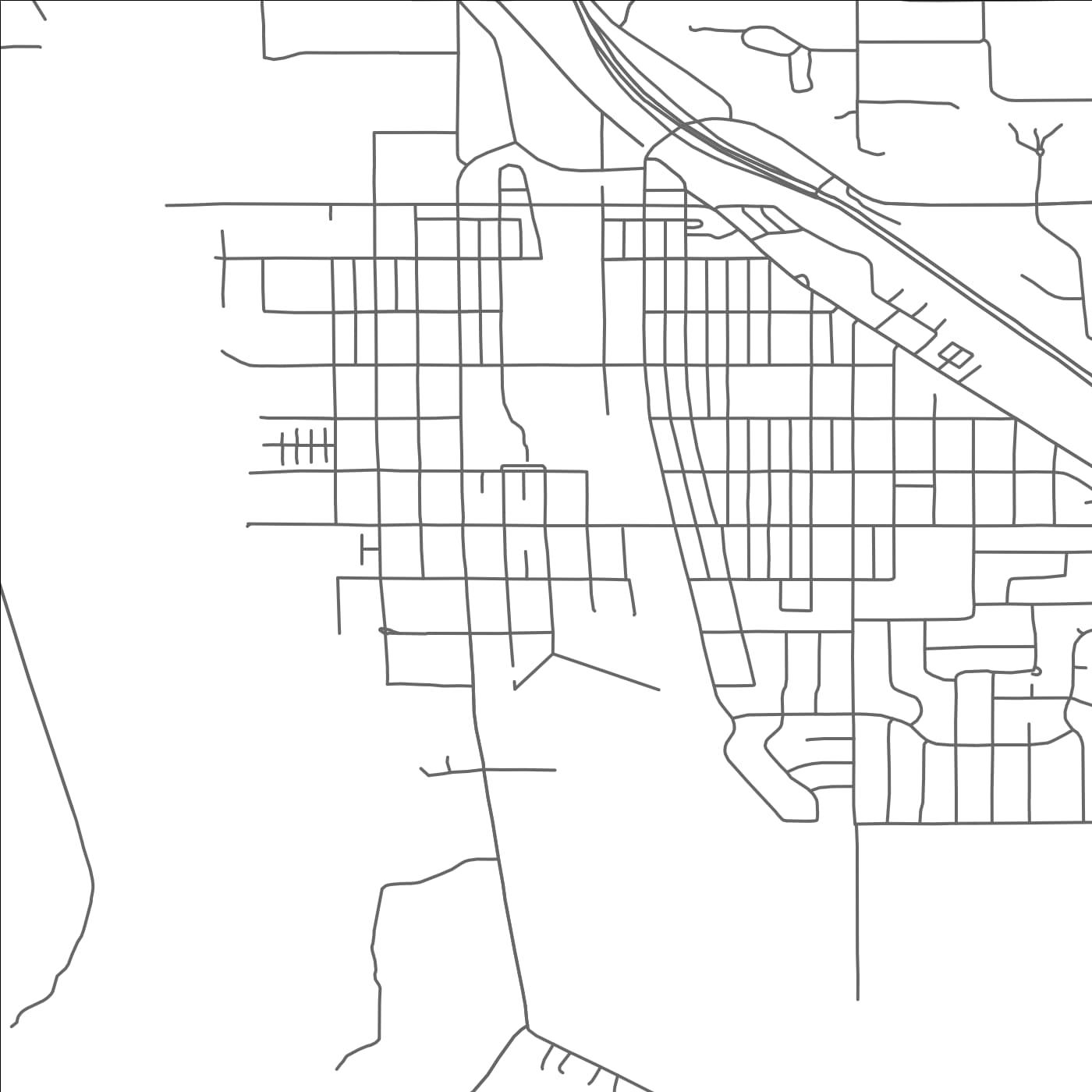 ROAD MAP OF ST. PAUL, MINNESOTA BY MAPBAKES