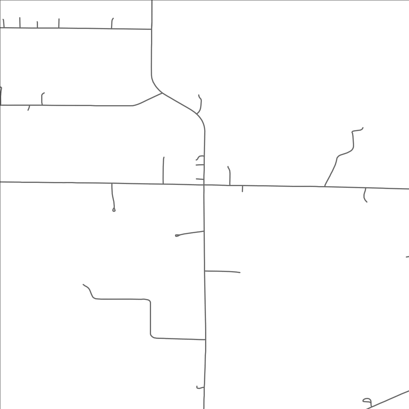 ROAD MAP OF ST. ROSA, MINNESOTA BY MAPBAKES