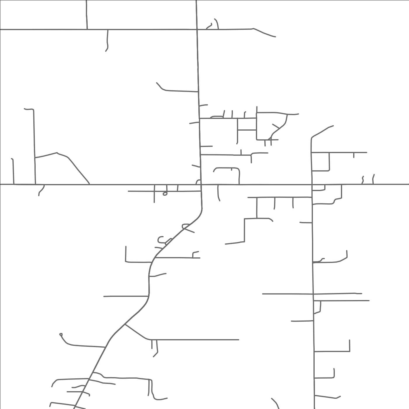 ROAD MAP OF ST. STEPHEN, MINNESOTA BY MAPBAKES