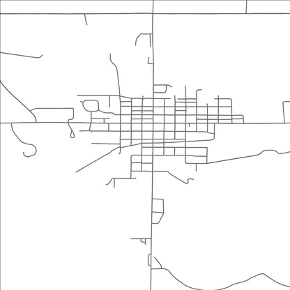 ROAD MAP OF STARBUCK, MINNESOTA BY MAPBAKES