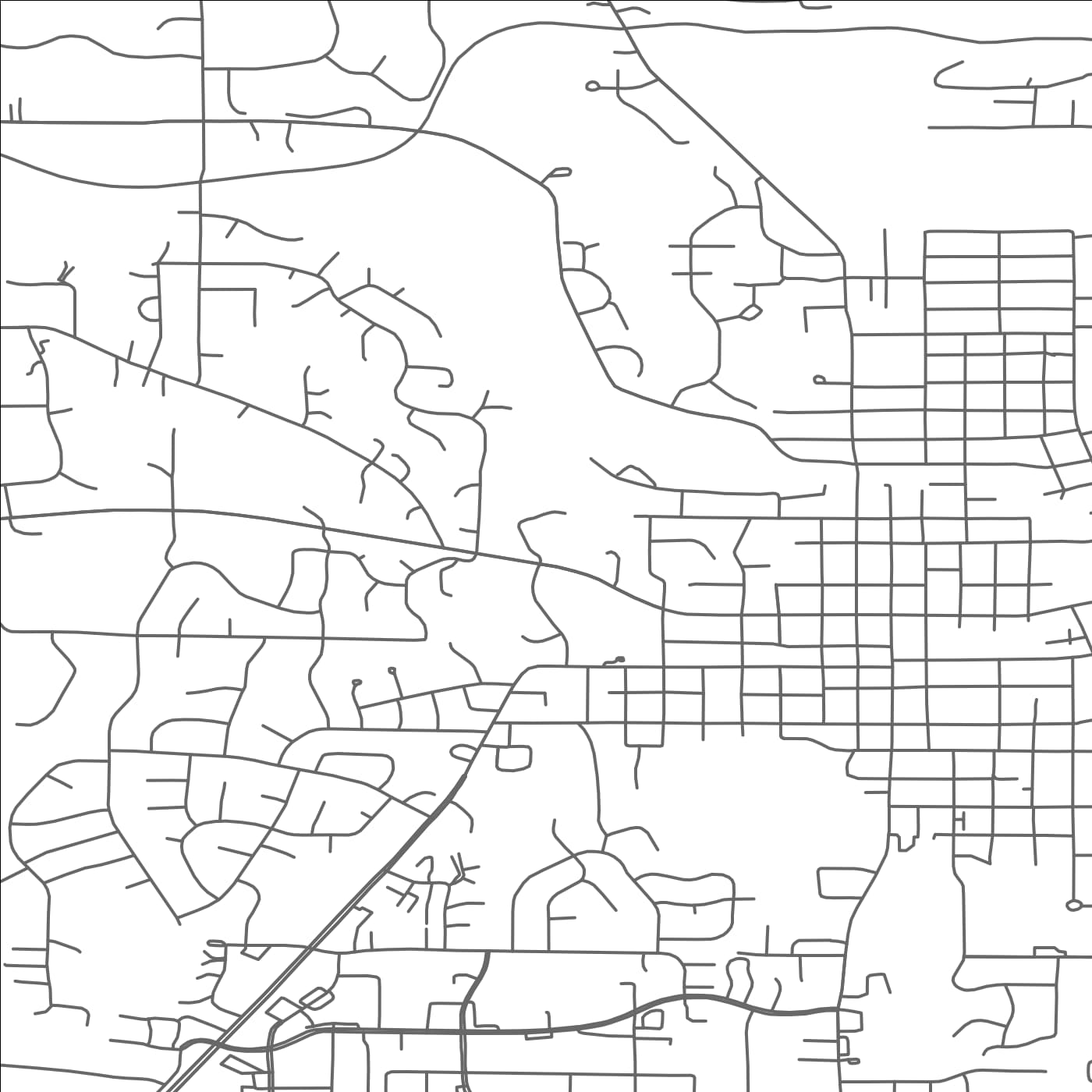 ROAD MAP OF STILLWATER, MINNESOTA BY MAPBAKES