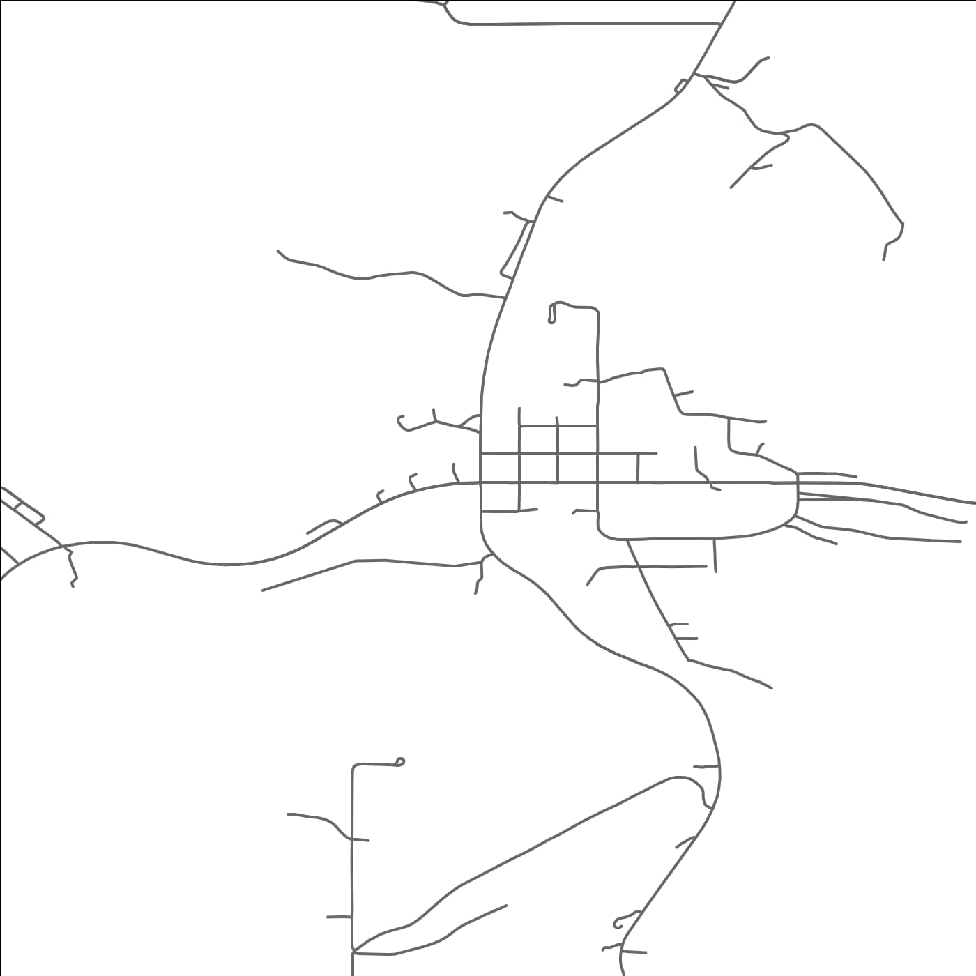 ROAD MAP OF STOCKTON, MINNESOTA BY MAPBAKES