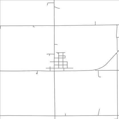 ROAD MAP OF STORDEN, MINNESOTA BY MAPBAKES