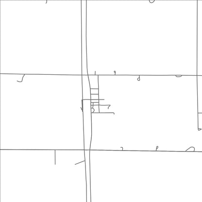 ROAD MAP OF STRATHCONA, MINNESOTA BY MAPBAKES