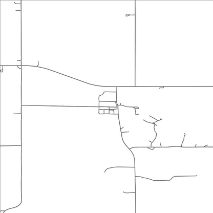 ROAD MAP OF SUNBURG, MINNESOTA BY MAPBAKES