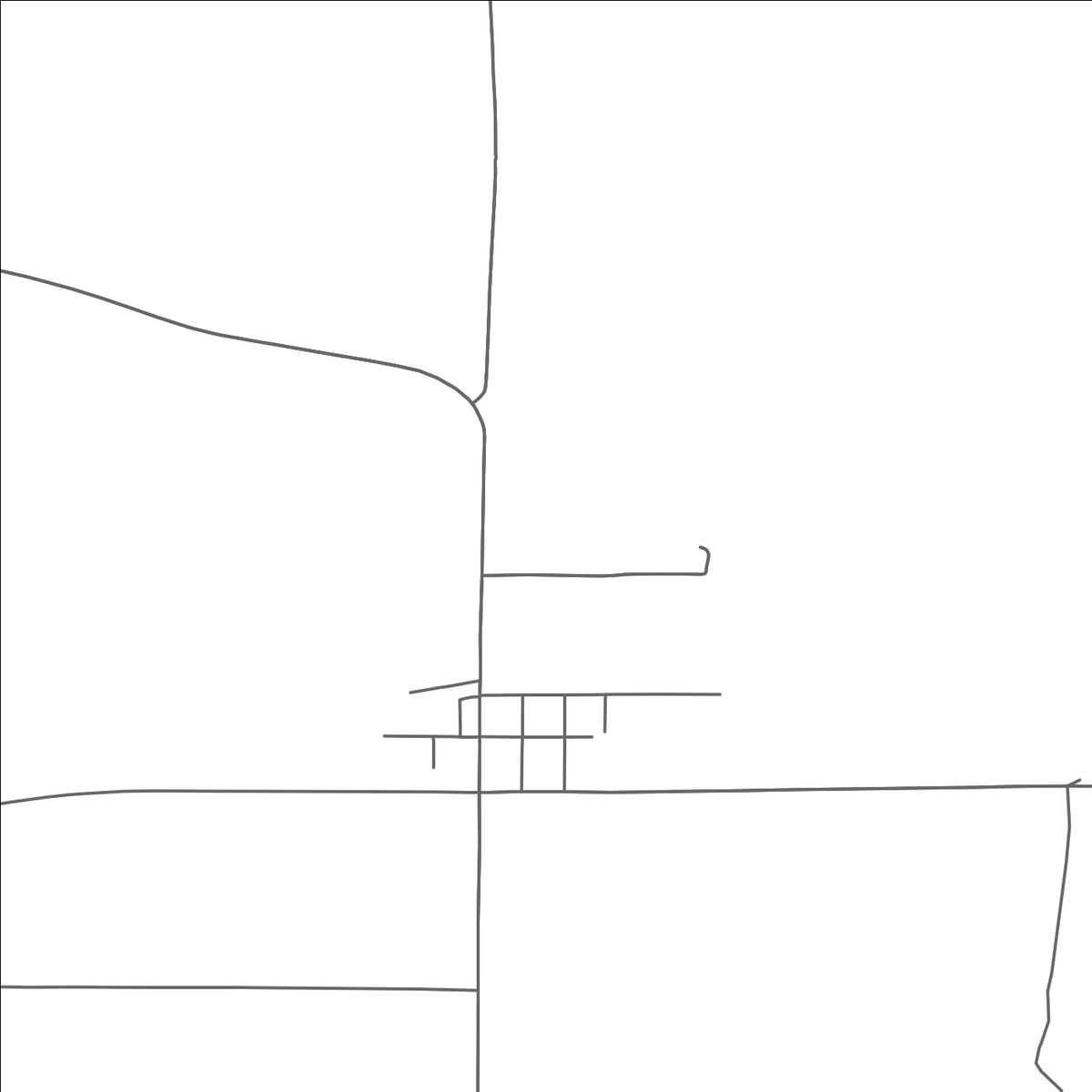 ROAD MAP OF TAMARACK, MINNESOTA BY MAPBAKES
