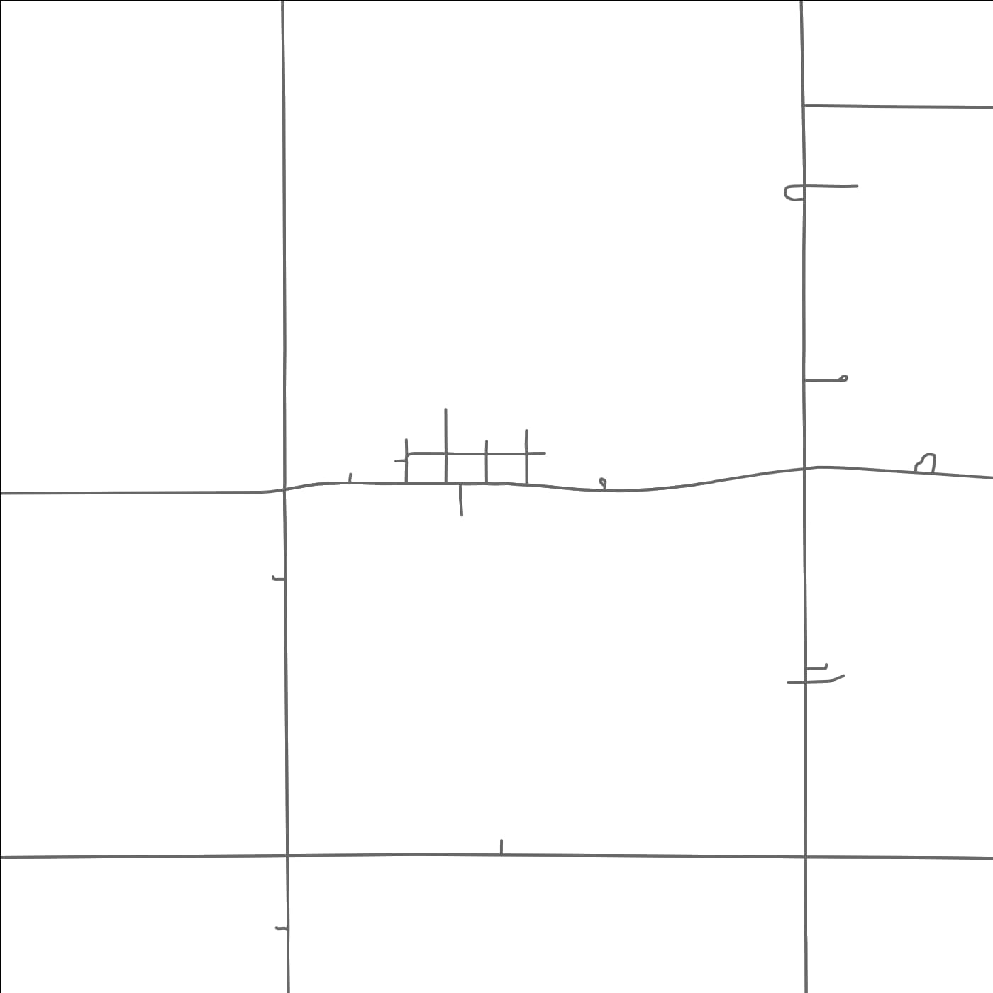 ROAD MAP OF TAOPI, MINNESOTA BY MAPBAKES