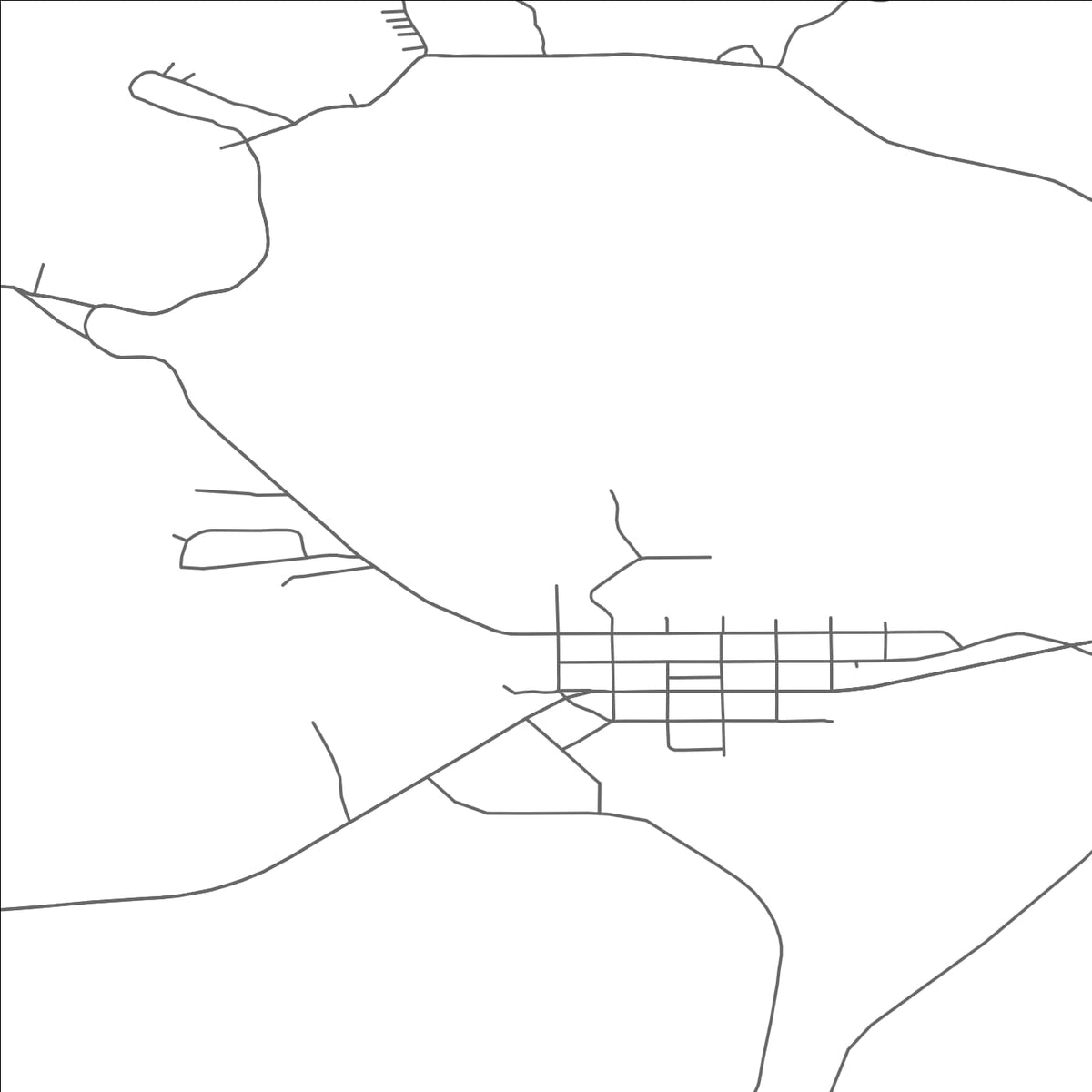 ROAD MAP OF TOWER, MINNESOTA BY MAPBAKES