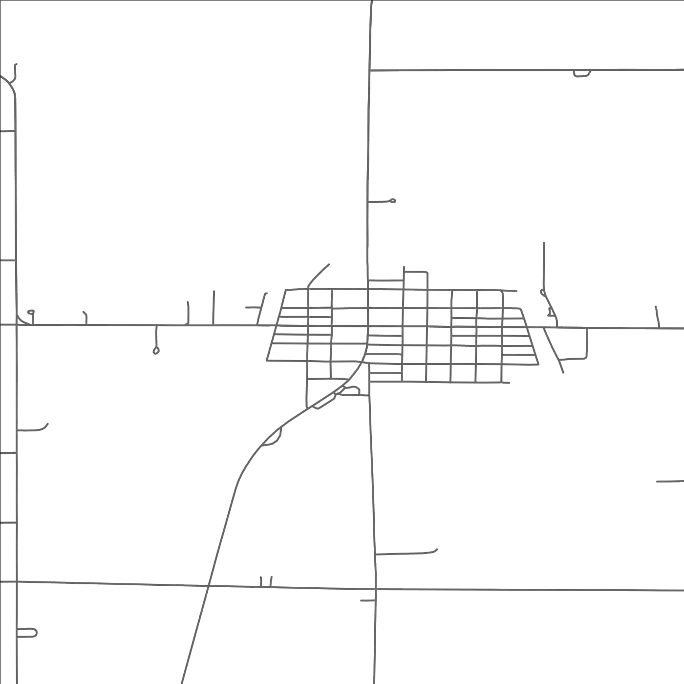 ROAD MAP OF TRIMONT, MINNESOTA BY MAPBAKES