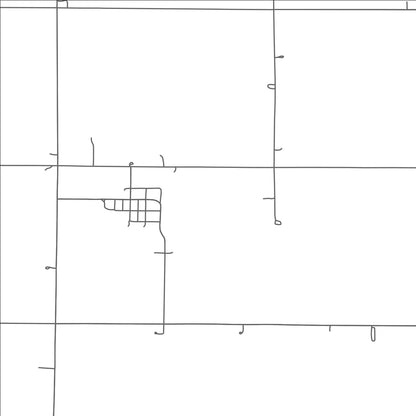 ROAD MAP OF TROSKY, MINNESOTA BY MAPBAKES