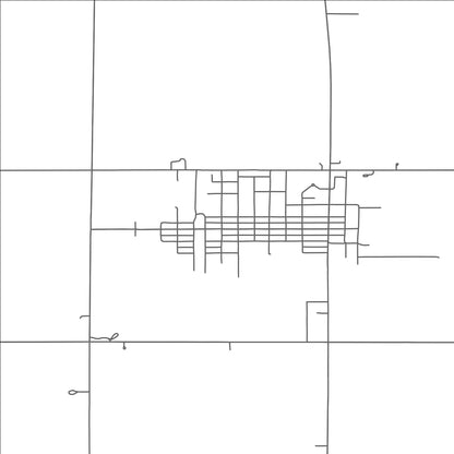 ROAD MAP OF TRUMAN, MINNESOTA BY MAPBAKES