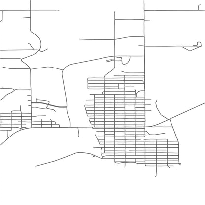 ROAD MAP OF TWO HARBORS, MINNESOTA BY MAPBAKES