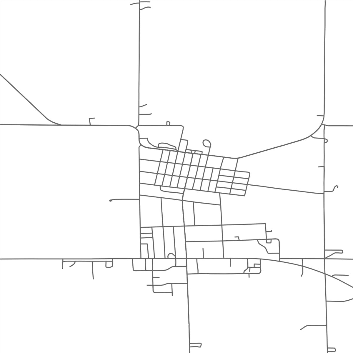 ROAD MAP OF TYLER, MINNESOTA BY MAPBAKES