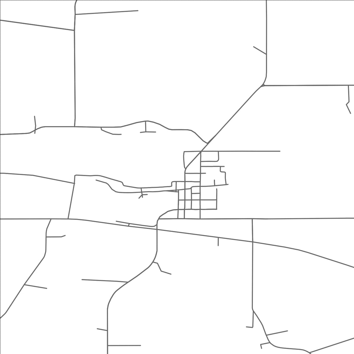 ROAD MAP OF UNDERWOOD, MINNESOTA BY MAPBAKES