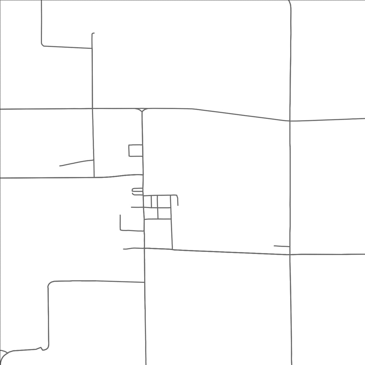 ROAD MAP OF UPSALA, MINNESOTA BY MAPBAKES