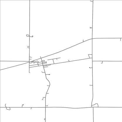 ROAD MAP OF UTICA, MINNESOTA BY MAPBAKES