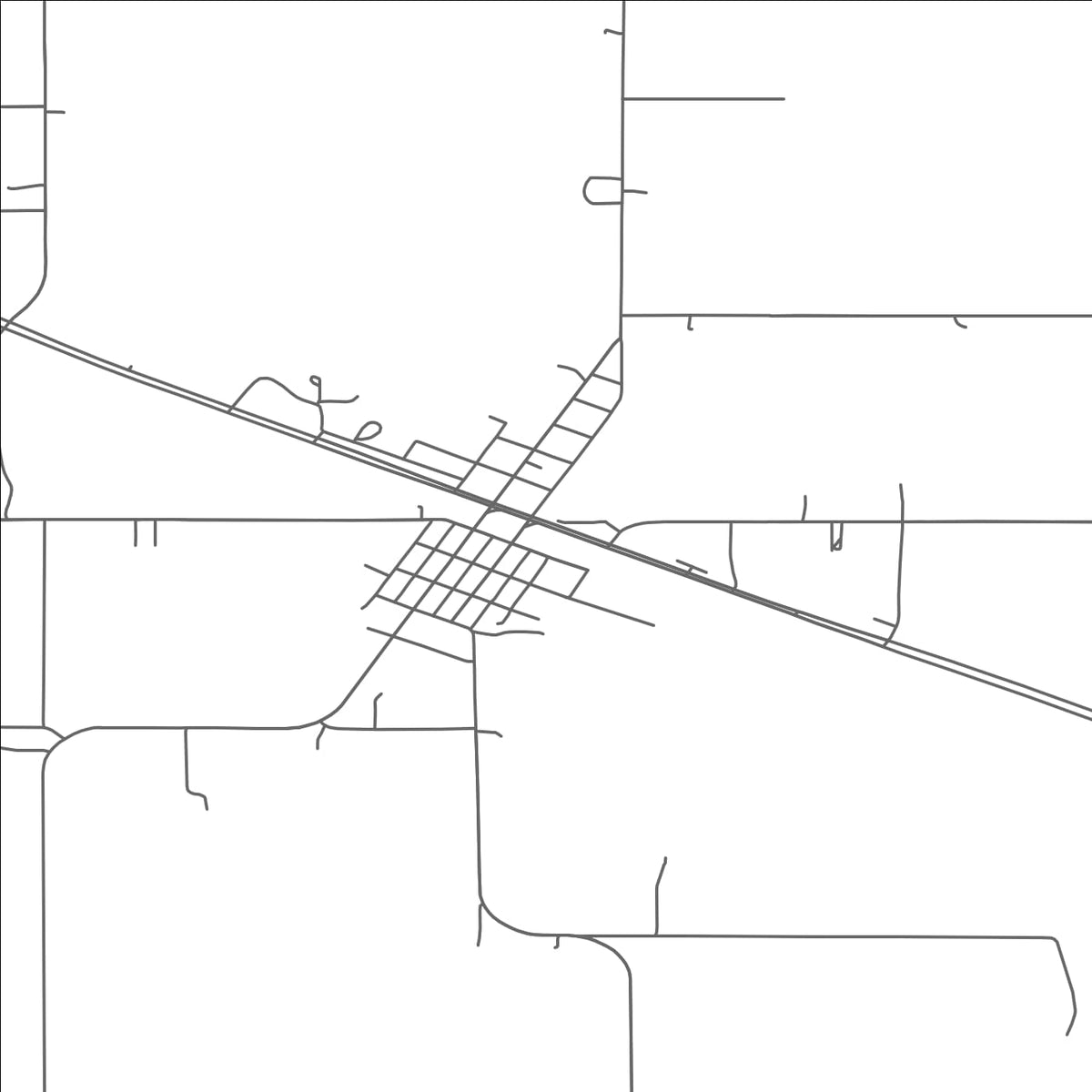 ROAD MAP OF VERNDALE, MINNESOTA BY MAPBAKES