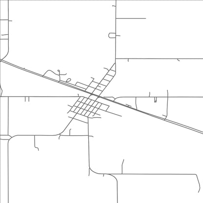 ROAD MAP OF VERNDALE, MINNESOTA BY MAPBAKES