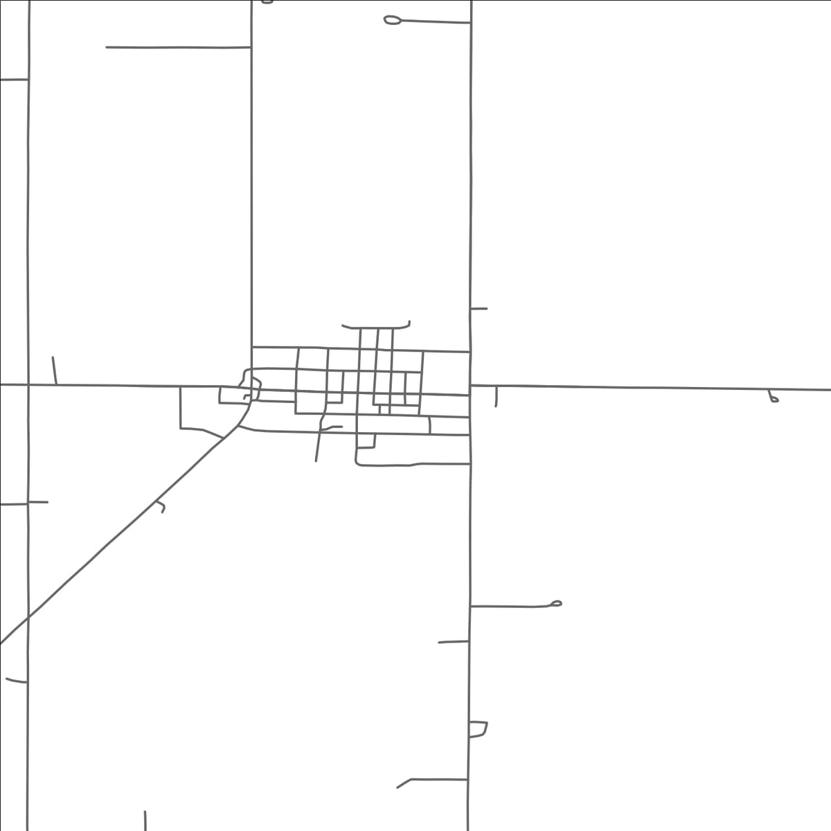 ROAD MAP OF VESTA, MINNESOTA BY MAPBAKES
