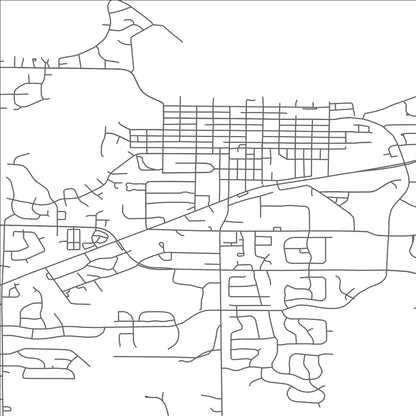 ROAD MAP OF WACONIA, MINNESOTA BY MAPBAKES